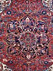Exquisite 1 Of A Kind Antique Handmade P   n Serapi Herize Rug 8x12 Circa 1950   s