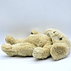 Russ Berrie Plush Jointed Bunny Rabbit Swivel Head Leather Paws   Vintage Rare 