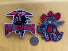  2  Tt Texas Tech Red Raiders Vintage Embroidered Iron On Patch Lot 3x 3   3x2   