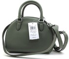 New Authentic Coach Sydney Crossgrain Leather Shoulder Crossbody Dark Sage Ca202