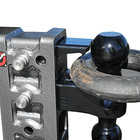 Geny Megaduty 32k 12  Drop 2 5  Adjustable Trailer Hitch Pintle Ball 3 5k Tongue