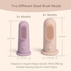 Finger Toothbrush For Babies 3 Months Plus Infant Oral Care Kit Soft Silicone