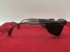Vintage Bouton U-fit Green Lens Safety Glasses With Green Side Shields Usa