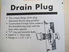 Th Marine Bass Boat New Drain Plug Triton Stratos Bass Cat Cajun Javelin Nitro