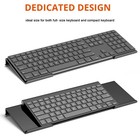 Computer Keyboard Stand Tilt Pc Riser For Easy Ergonomic Typing Acrylic Tray
