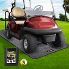 Golf Cart Parking Mat Garage Floor Mat Compatible With Ezgo  Club Car 