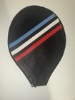 Lot Of 4 Tennis Racquet Cover Cases W  Zipper  Red Black Blue White Stripes