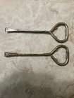 2 Vintage Metal Bottle Paint Can Openers Coop Galaxy   Van Sickle Nebraska 