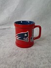 New England Patriots Red Coffee Mug Embossed Logo Official Nfl Licensed Cup