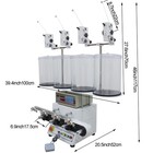 High-precision 110v Cnc Coil Winder 4shaft Synchronous Automatic Winding Machine