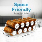 Utopia Kitchen Soda Can Organizer For Refrigerator   Pantry  Pack Of 4  Clear