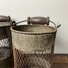 Vintage Indian Candle Holder - Rustic Metal Jali Bucket -   15 Each