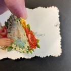  albert Caya  Victorian Hidden Name Card  true Love  Sails Boats On Water