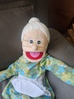 Silly Puppets Full Body Hand Puppet Granny Grandmother  With Metal Rod 