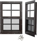 Elegant Black Frame Shed Windows  14x21 Flush Mount - Pack Of 2 For Diy Projects