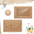 30 Pcs Window Gift Card Envelopes 4 X 2 8 Inch Gift Card Sleeves Credit Size    