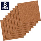 Quartet Cork Tiles  Bulletin Board Cork Panels 12  X 12  X 3 16   Natural  8    