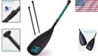 Lightweight Carbon Sup Paddle - 3 Piece Adjustable With Fiberglass Blade   Bag