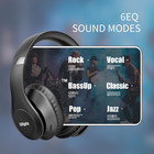 Wireless Bluetooth Headphones  65h Playtime  6 Eq Sound Modes  Hifi Stereo Over