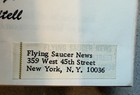 Vintage 1960s Flying Saucers Evelyn Whitell Booklet Nyc Flying Saucer News Rare 
