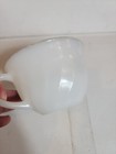 Vintage Fire King Over Ware Tea Coffee Cup Made In Usa White Gold Rim