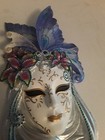Veronese Carnival Mardi Gras Mask Butterfly Cast Resin Decorative Wall Hanging