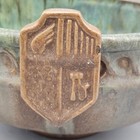 Fulper Pottery Bowl With Applied Shields