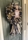 Christmas Nativity Decor Front Door Ribbon Wreath Handmade Large 21    Dia