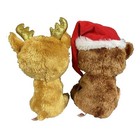 Ty Beanie Boos Nicholas Bear   Glitzy Reindeer Christmas Plush 9    Holiday Gift