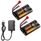 7 4v Li-ion Battery 3300mah High Capacity Rc Battery With Deans T Plug 2s 