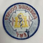 Riverside County Emt Fire Dept Patch Embroidered Shoulder Vintage New