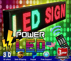 Led Sign 51  X 19  Outdoor Programmable Scroll Message Board 3 Color Sign