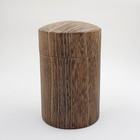 Japanese Double Lids Paulownia Wooden Tea Canister Tea Caddy Tea Container