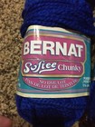 Bernat Softee Chunky Yarn Color  06664 Deep Sea Lot Of 6 Skeins 1 3 4oz Each