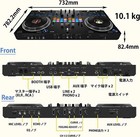 Pioneer Ddj-rev7 Serato Dj Pro Controller Scratch Style Vinyl 2-channel - Black
