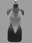 Aluminum Chainmail Top For Women     Butted Rings     Women s Medieval Larp Cosplay