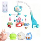 Musical Crib Mobile Bed Bell Nursery Light Star Projector Music Box Rattle Toy