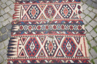 Fabulous Antique Caucasian Rug 48   X 115   Collector Ltem With Great Colors Rug