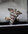 Designer Ss Openwork Caduceus Cufflinks    114pid 