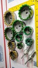 Aircraft Hole Saw Mixed Lot Of 12 Ati And Boeing Avionics Rv4-6-8 Panel Made Usa