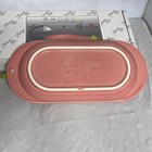 Nora Fleming Colab Fiesta Bread Tray Peony Teapot Mini  Lemongrass 13 75    Nib