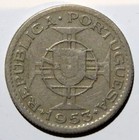 Ex-col  nias Portuguesas   2 Moedas Angola - 2 5 Escudos 1953 E 1956 Mbc