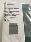 Ikea Strandtall Full queen Duvet Cover   2 Pillowcases Gray-green dark Green New
