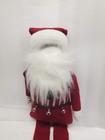 Woof   Poof  Santa Claus Musical Bells Red Plush 25  2004 Christmas