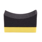 3x 2x Contoured Auto Wheels Brush Sponge Tools Applicator Special For Tire5632