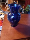 Cobalt Blue Glass Vase  1226