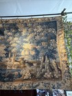 Gorgeous Antique 17th Century Verdure Style Machine Woven Tapestry   Backing