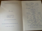 Vintage March 20  1958 S s Homeric Cruise Ship Dinner Menu