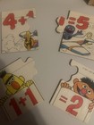 2 Vintage Sesame Street Match Up Games-playskool  Alphabet   Numbers  Complete