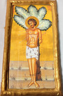Saint Sebastian Sebastianus Martyr Greek Eastern Orthodox Ecclesiastical Icon